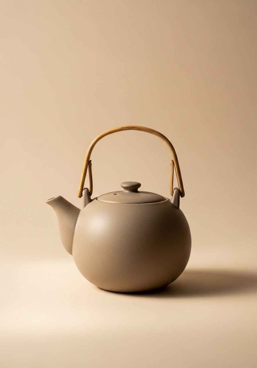 Steeping Stoneware Teapot